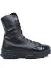 Y-3 Lace-up Chunky Sole Boots In Black