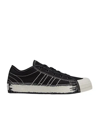 Y-3 Black Lace Up Sneakers
