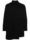 Y-3 Layered Poplin Shirt In Black