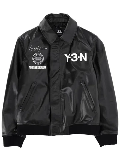 Y-3 LEATHER JACKET Y - 3 X NEIGHBORHOOD