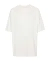 Y-3 Crewneck Graphic Print Oversize Short Sleeve T-shirt In White