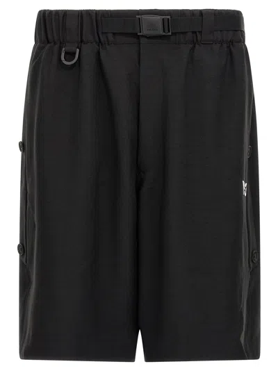 Y-3 Logo Bermuda Shorts Bermuda And Short In Black