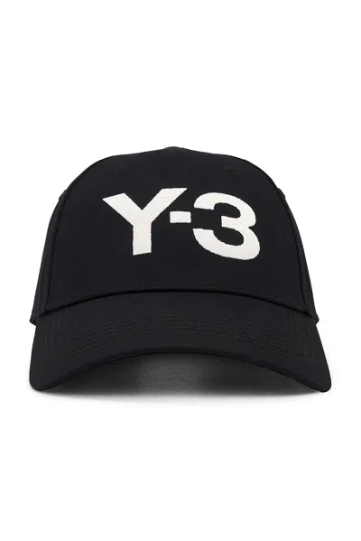 Y-3 Logo-embroidered Caplogo-embroidered Cap In Black