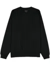 Y-3 Logo Cotton Sweatshirt In Black