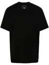 Y-3 Logo Short-sleeved T-shirt In Black