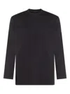 Y-3 Cotton Crew Neck T-shirt With Graphic Print In Black