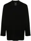 Y-3 Adidas Loose Fit Long Sleeve T-shirt Clothing In Black