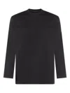 Y-3 Cotton Crew Neck T-shirt With Graphic Print In Black