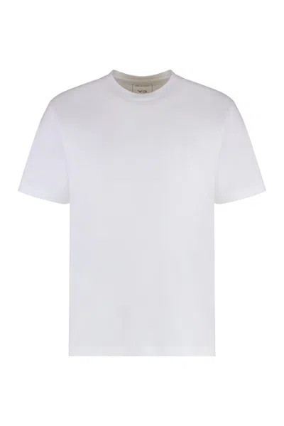 Y-3 LOGO COTTON T-SHIRT