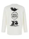 Y-3 Logo Cotton T-shirt In White