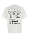 Y-3 Logo Cotton T-shirt In White