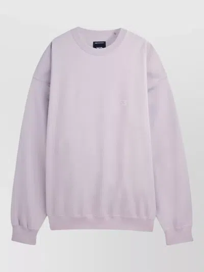 Y-3 Logo Crew Neck Knitwear Long Sleeves In Brown