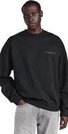 Y-3 Y 3 Oversized Branded Sweat In Black