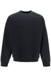 Y-3 Logo Crewneck Sweatshirt In Black