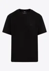 Y-3 Logo-detail Cotton T-shirt In Black