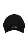 Y-3 Logo-detail Hat In Black
