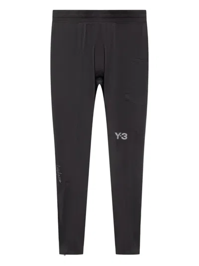 Y-3 LOGO-DETAIL LEGGINGS
