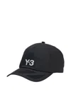 Y-3 Logo-detail Mesh-panels Baseball Cap Hat In Black
