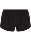 Y-3 Logo-detail Running Shorts In Black