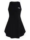 Y-3 Black Day Dress With Minimalist Design In Black