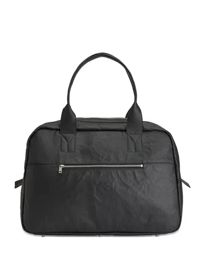 Y-3 Logo-detail Tote Bag In Black