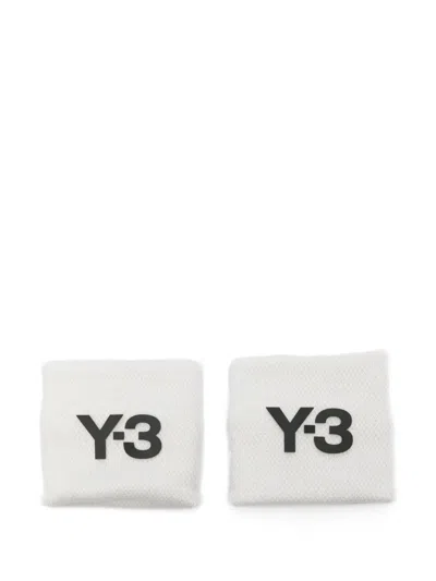 Y-3 Logo-detail Wristbands (pair Of Two) In Yellow