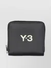 Y-3 Logo Detail Zip-around Wallet With Rounded Edges