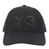 Y-3 LOGO DETAILED BASEBALL CAP