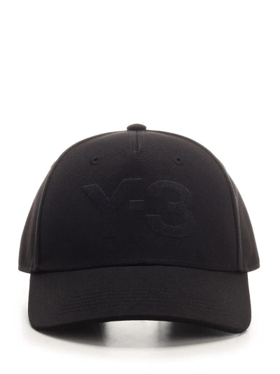 Y-3 Black Cap With Logo