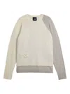 Y-3 Logo-embossed Colour-block Sweater