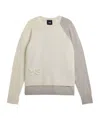 Y-3 Logo-embossed Colour-block Sweater