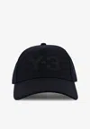 Y-3 Logo-embroidered Baseball Cap In Pink