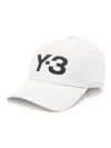 Y-3 Logo Embroidery Baseball Cap In Neutrals