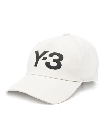 Y-3 Logo-embroidered Cap In White