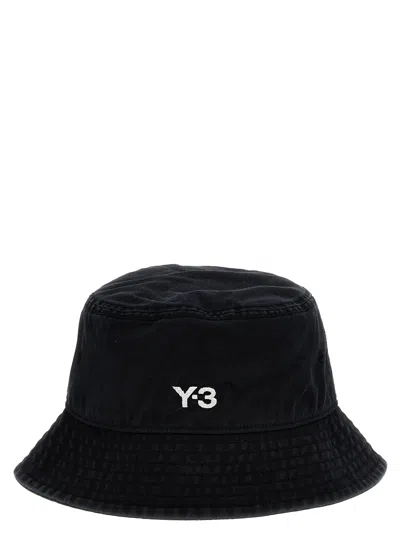 Y-3 Y 3 LOGO EMBROIDERY BUCKET HAT