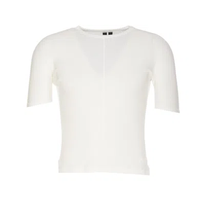 Y-3 Logo Fitted T-shirt In White