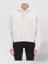 Y-3 Logo Hooded Sweatshirt Drawstring Style In Gray