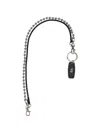 Y-3 Logo Keyring Chain In Silver