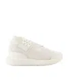Y-3 Qasa Sneakers - Off-white - Leather In White