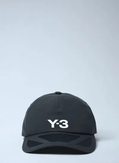 Y-3 Logo Motif Baseball Cap In Black