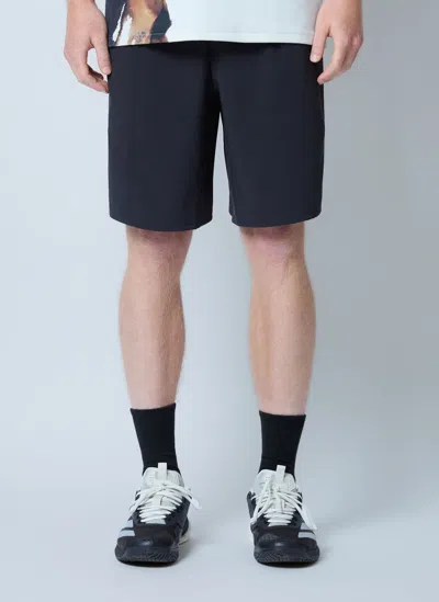 Y-3 Logo Motif Shorts In Black