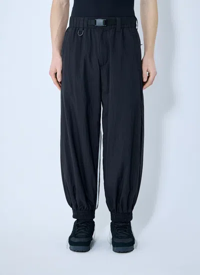 Y-3 Logo Motif Track Pants In Black