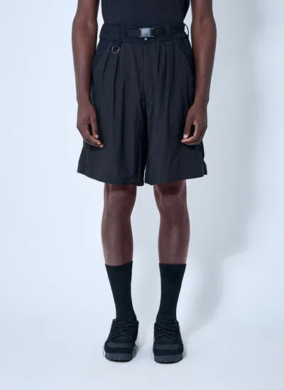 Y-3 Logo Motif Track Shorts In Black