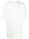 Y-3 Logo-patch Cotton T-shirt In 白色