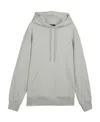 Y-3 Logo-patch Organic Cotton Hoodie In Gray