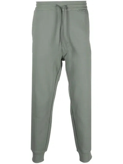 Y-3 LOGO-PATCH ORGANIC-COTTON TRACK PANTS