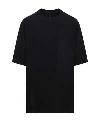 Y-3 Logo-patch Sleeve T-shirt In Black