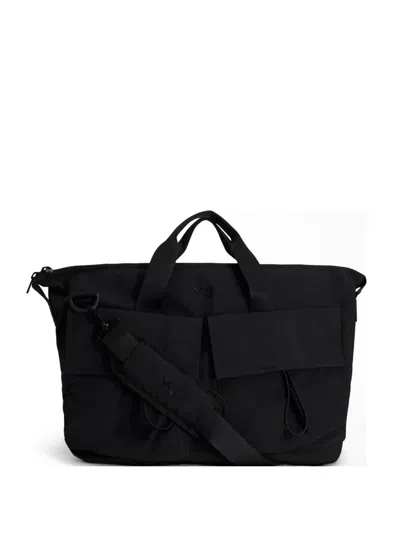 Y-3 Logo Patch Tote Bag In Black