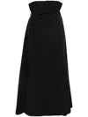 Y-3 Logo-print A-line Skirt In Black