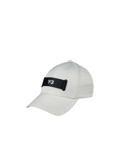 Y-3 Logo-print Baseball Hat In White